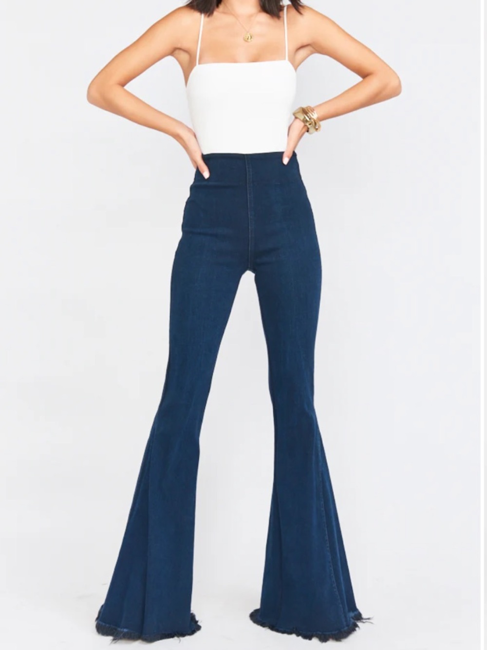 Show Me Your MuMu Berkley Bells High Waisted Flare Jeans NWT
